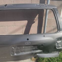 “2001-2007 Sequoia liftgate shell – damaged lower section – $40”