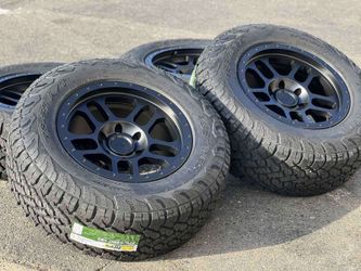 New 17 inch AGP wheels rims A/T Tires Toyota Tacoma 4Runner FJ GX