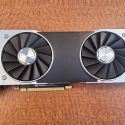Very rare GeForce GTX 2080 Founders Edition graphics card prototype model.