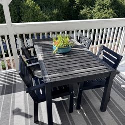 Patio Table And Four Chairs