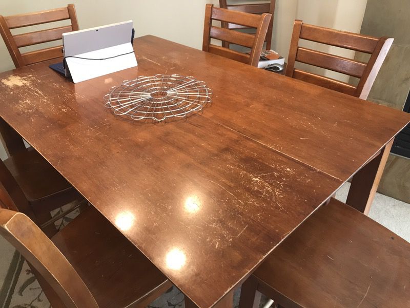Costco Solid Wood Kitchen Table Hamilton Spill Furniture Group For Sale In Bothell Wa Offerup