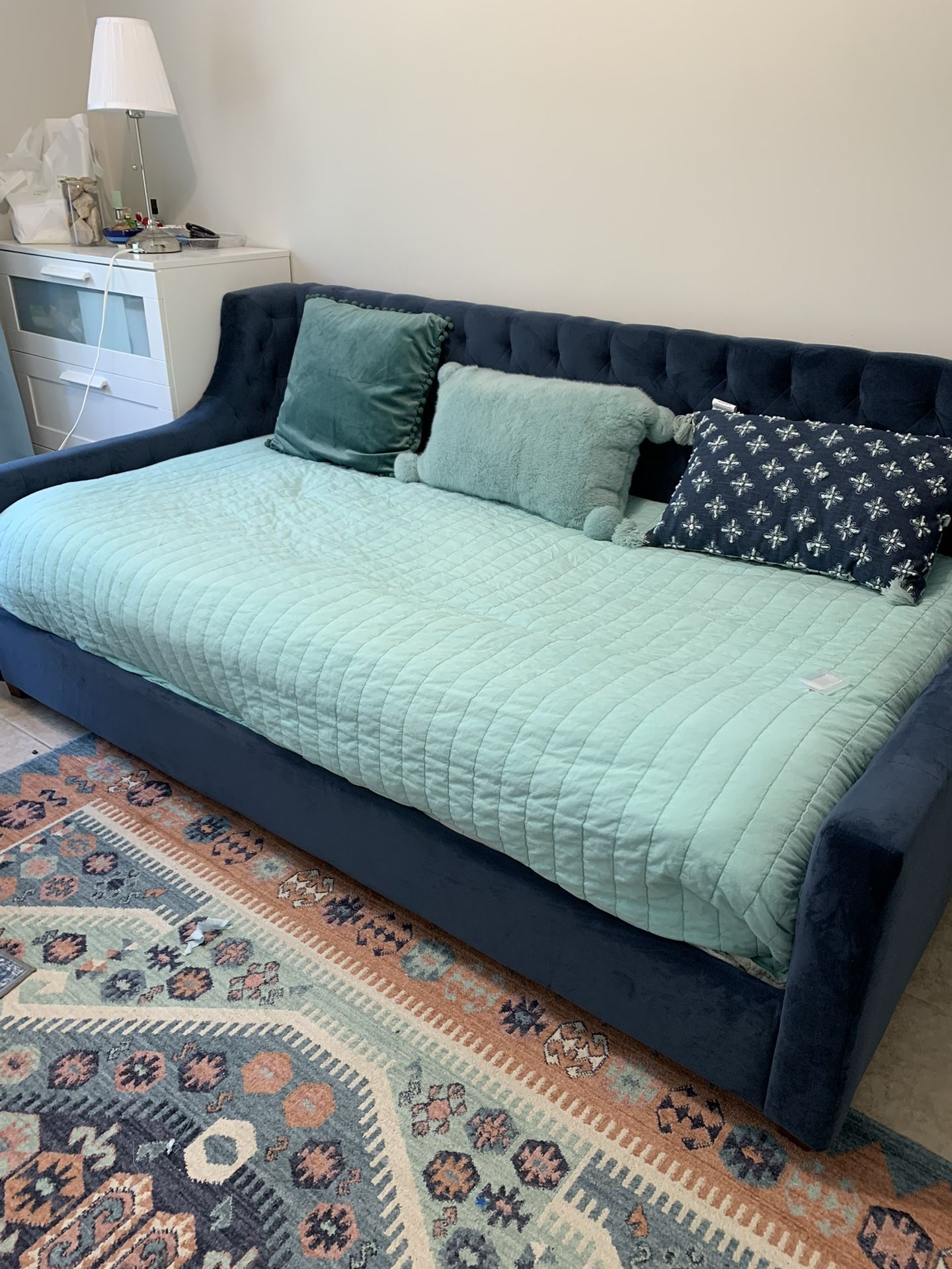 Twin Day Bed Velvet