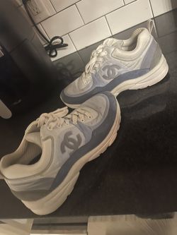 Chanel Trainers Blue 37.5