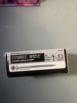 Everbilt Exterior Screw #10 X 3 in 