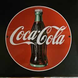 Coca-Cola Porcelain Sign Vintage