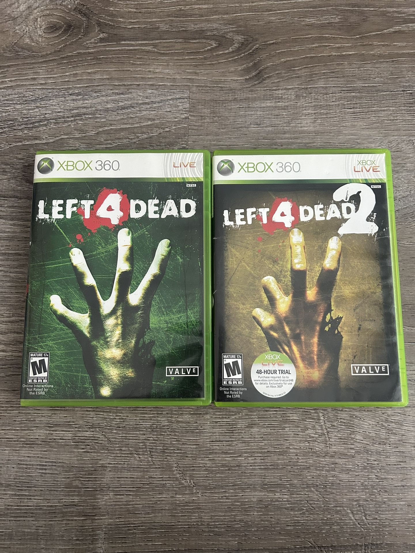 Left 4 Dead 1 & 2 Xbox 360
