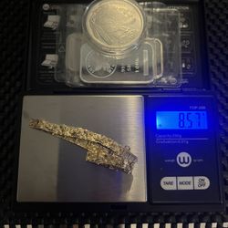 10k Gold Women’s Nugget Bracelet 8.6g (broken Clasp‼️‼️