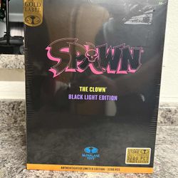 Spawn clown Black light edition GOLD Label 