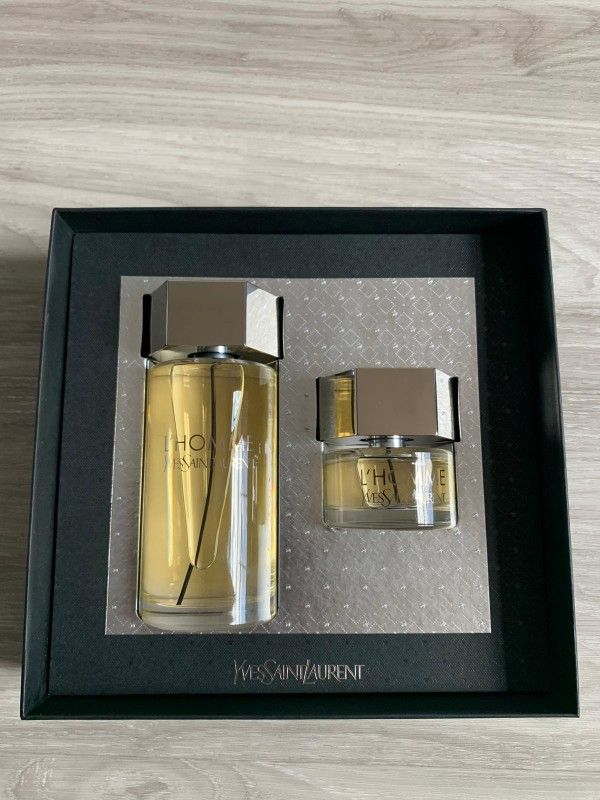 Yves Saint Laurent L'HOMME 2-PCS Gift Set 6.7 oz & 1.7 oz./ 200ml & 40ml Cologne / Perfume