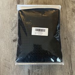 **BRAND NEW** Pangsinne Shower Curtain, Waterproof Large Heavy Duty Fabric with 12 Metal Hooks, 72Wx72H, Machine Washable, Color Black