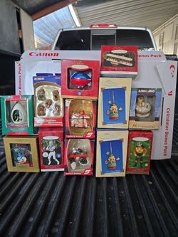 Collection of Hallmark Keepsake ornaments and more
