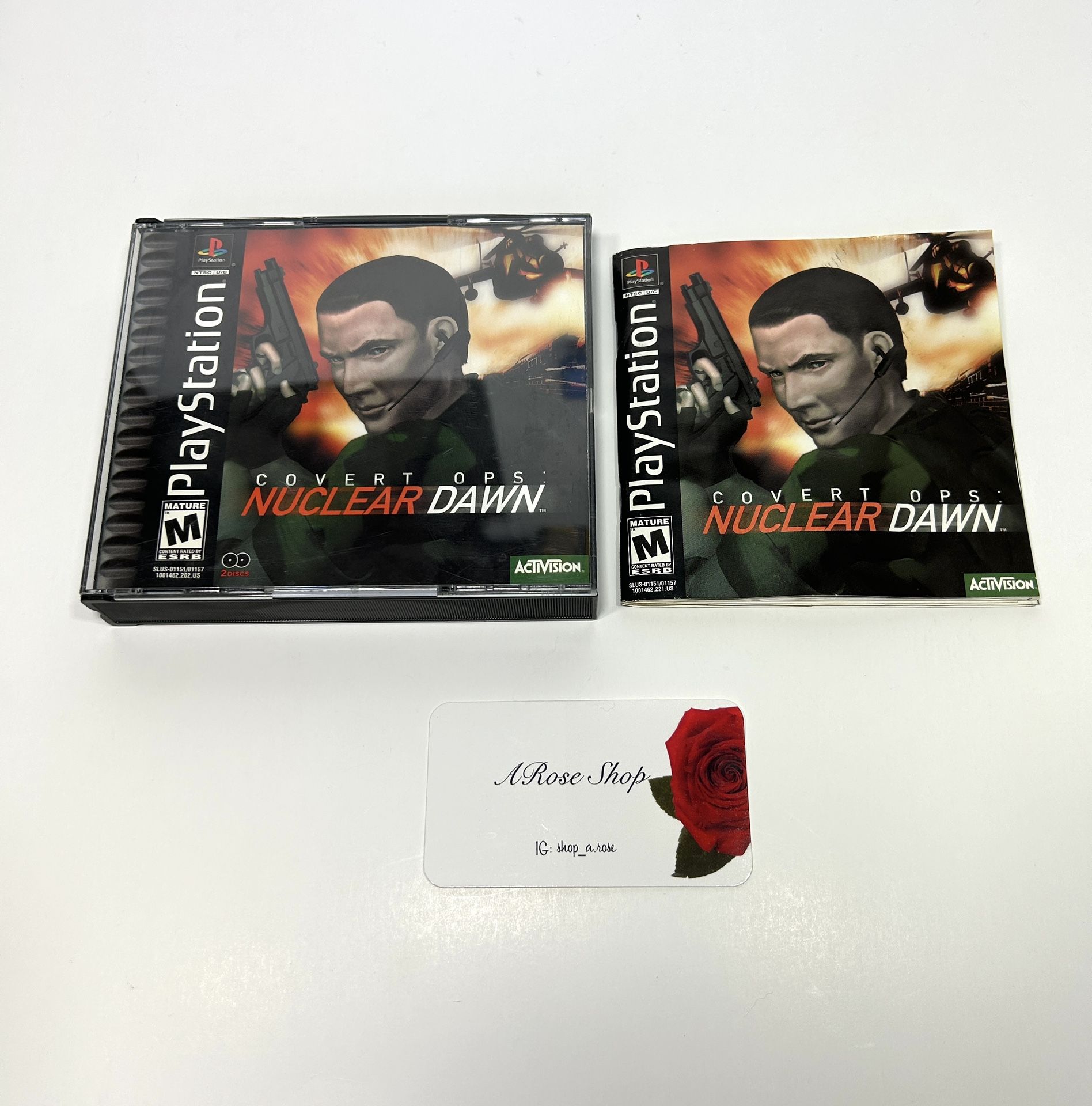 Sony Playstation 1 Covert Ops: Nuclear Dawn Complete With Manual Video Game