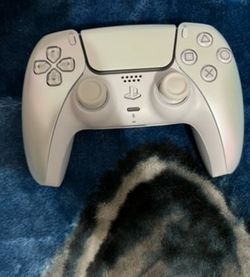 Sony PlayStation 5 DualSense Wireless Controller White Built-in Track Pad