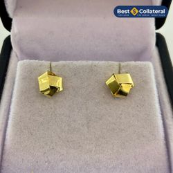 14k Gold Stud Earrings 