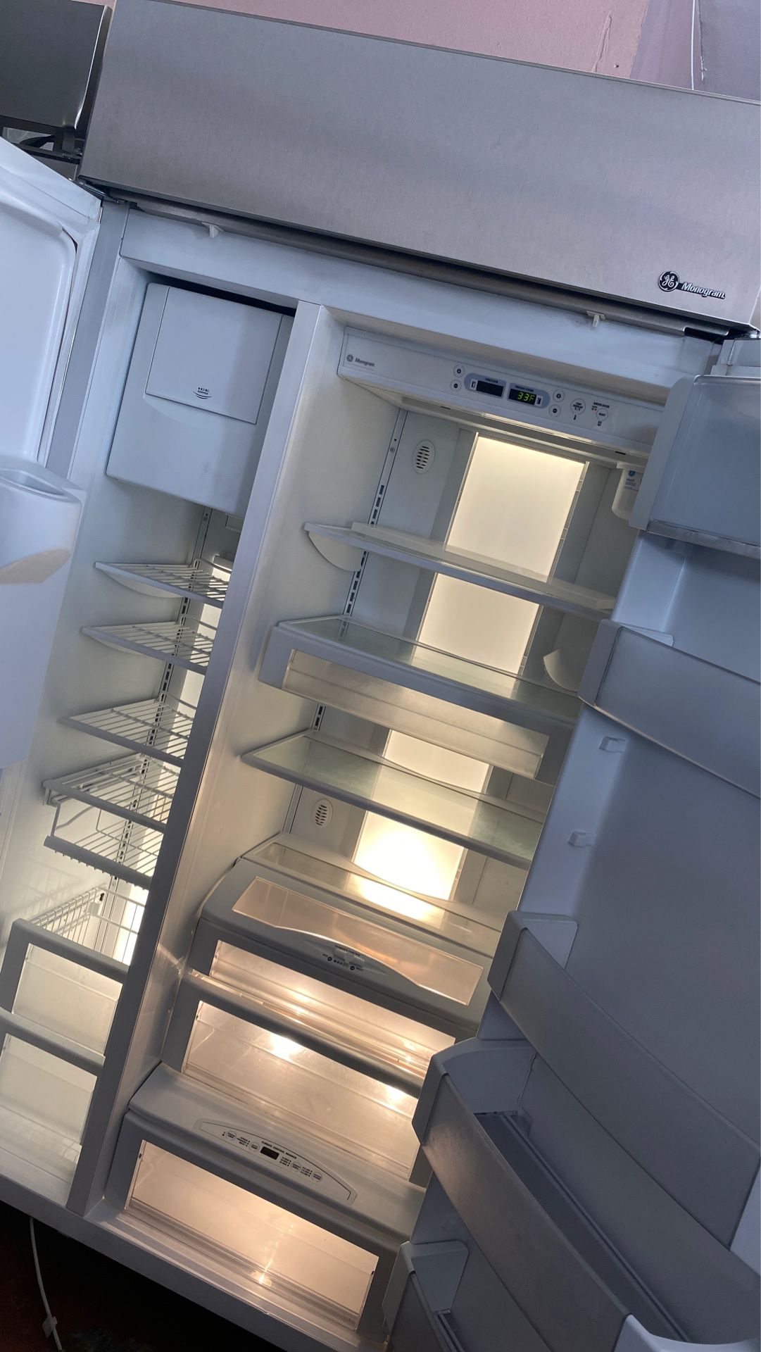 GE monagram 42” built in refrigerator stainless steel