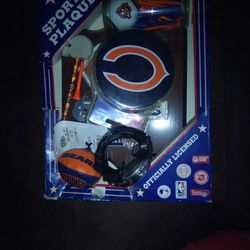Bears Lot And Sports Plaque (Vintage)