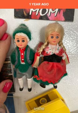 Magnetic German Dolls For Refrigerator 