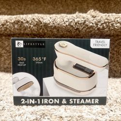 💲15.99💭2-IN-1 Iron & Steamer Travel Friendly