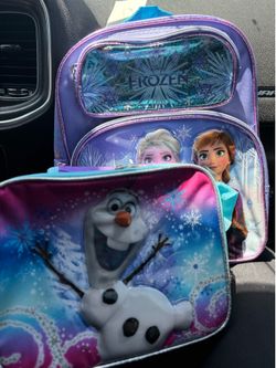 Frozen backpack & lunch bag bundle
