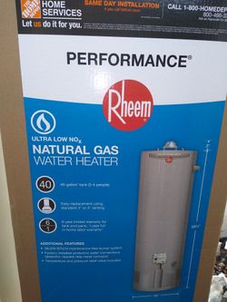 40 Gallon Water Heater Gas