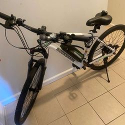 Hiland Rockshark electric mountain bike.