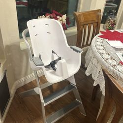Adjustable White High Chair-64th St & Bell
