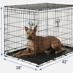 Foldable 42" Dog Crate 