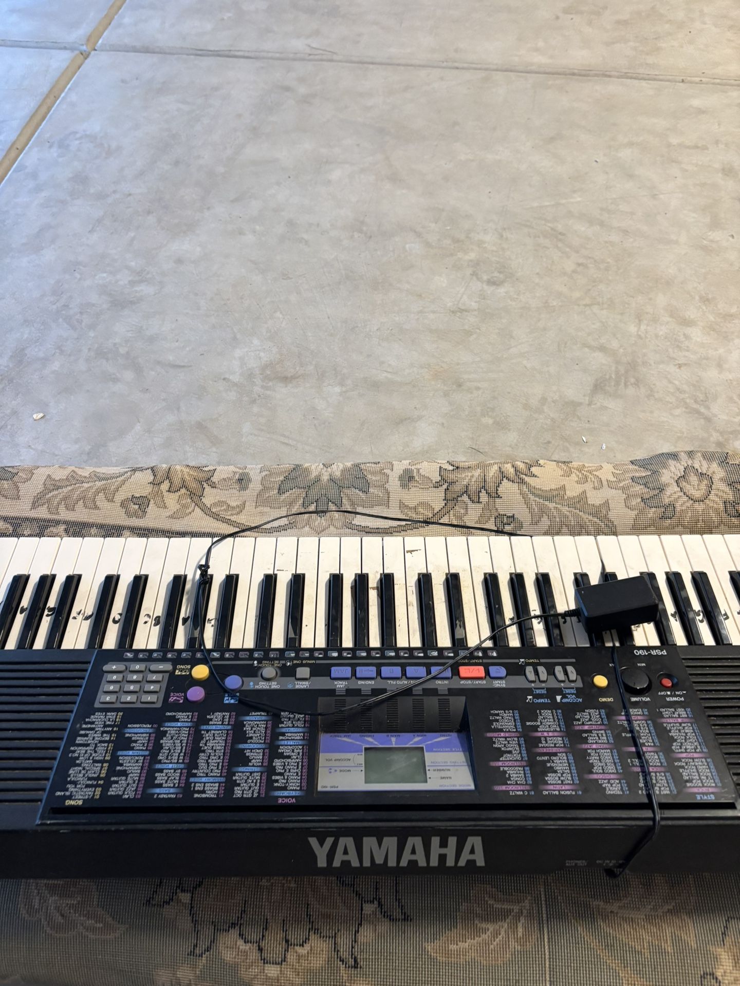 Yamaha Piano psr-190
