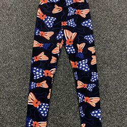 Lularoe womens size OS (fits sizes XS, small, medium, large) fourth 4th Of July Patriotic leggings