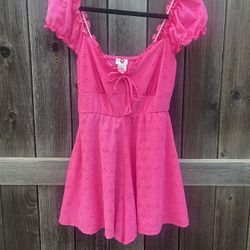 2 - Piece Romper Set w/ brandy melville top - Cute