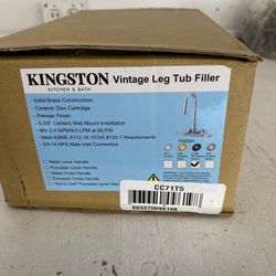 Kingston Vintage Leg Tub Filler