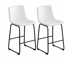 (2) 30in Bar Stools Counter Height Chairs Set