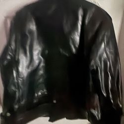 Leather biker jacket 4XL (Master supply Co, tombstone)