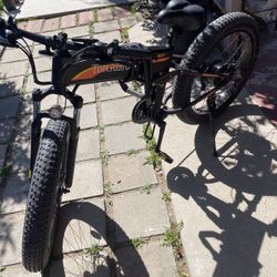 Totguard Electric Bike 26” Fat Tire 