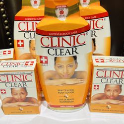 Clinic Clear Whitening Lotion 500 ml &soap Set