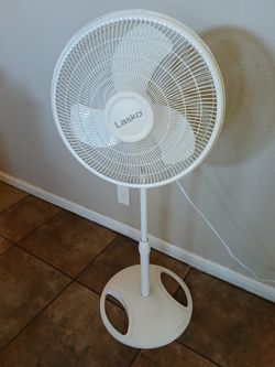 Lasko White Pedestal Standing Fan