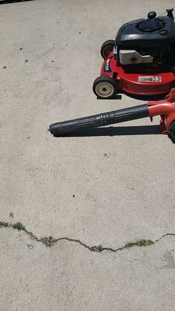 Toro mower and crasfman blower