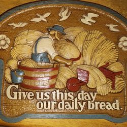 1986 Daily Bread Wall Plague