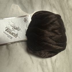 Synthetic Hair Bun With Two Combs Attached