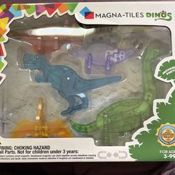 MAGNA-TILES Dinos 5-Piece Magnetic Construction Se