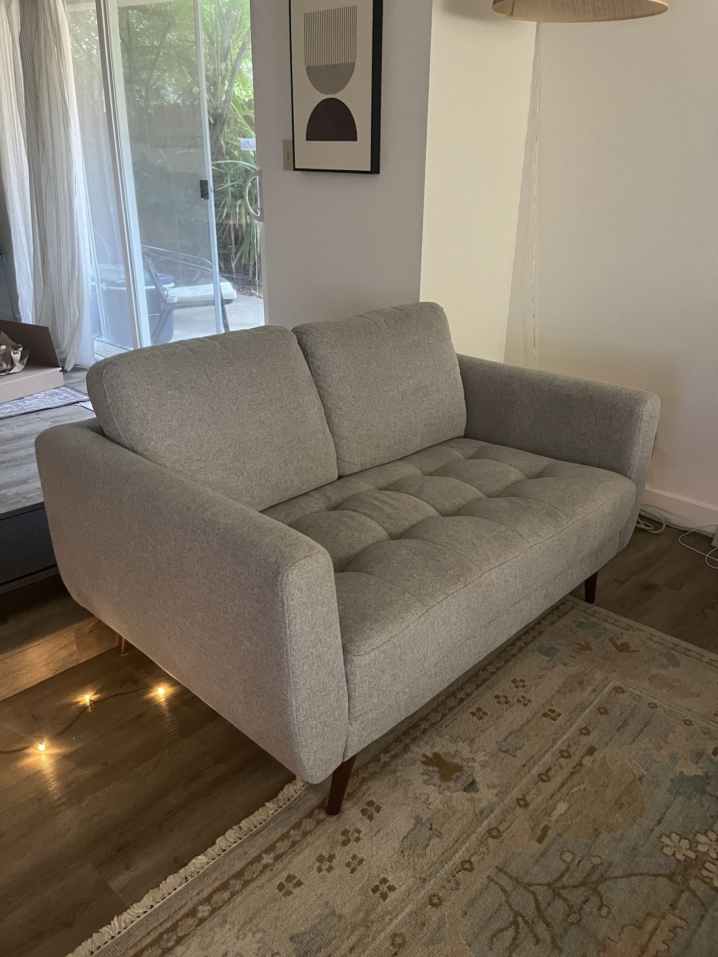 Gray Loveseat