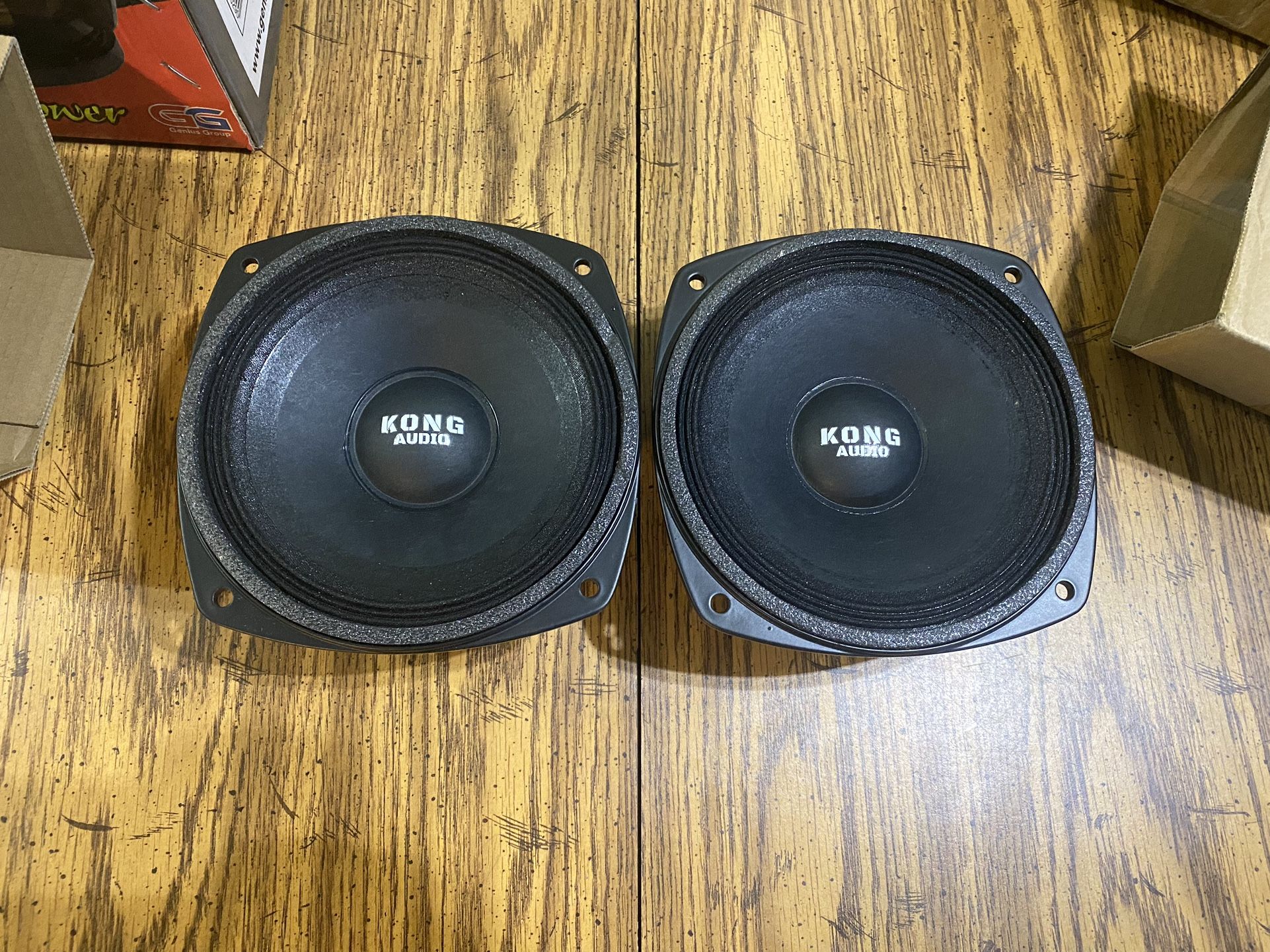 New Pair 6.5” Kong Audio Midrange Speakers ( $80 Per Pair )