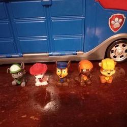 Paw Patroller And Minifigures