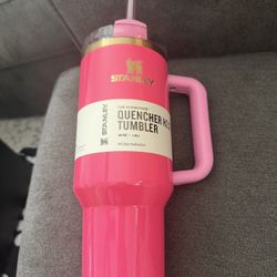 Stanley Quencher H2.0 FlowState 40 oz Tumbler - Pink Parade- Limited Edition