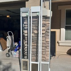 Pet Dog Cat Door Sliders 6ft Or 8ft Tall $40-$70 Each Read Description See All Photos 