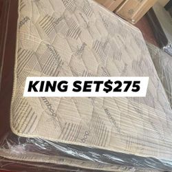 King Regular Mattress Set 