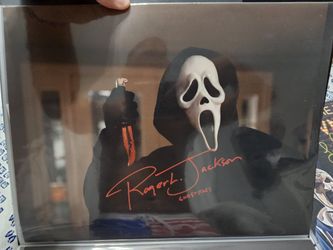 Roger Jackson Ghostface Autograph