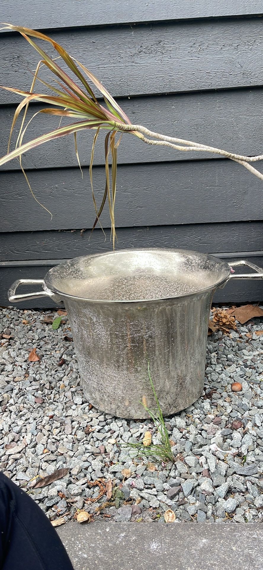 Metal Garden Flower Planter Pot New Or Bird Bath Water Garden
