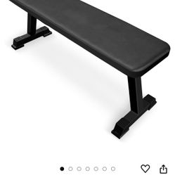 Flat Bench, Flat Weight Workout Exercise Bench Easy, Assembly, Foldaway Bench for Adjustable Dumbbells or an Adjustable Dumbbell Set, Strength Trainin