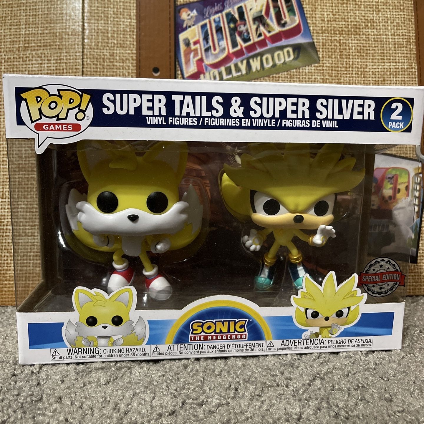  Funko Pop Sonic The Hedgehog - Super Tails & Super